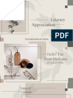 Literary Appreciation (10 Personifications) - Intan Mellyana