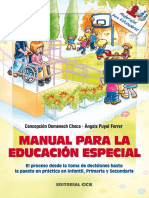 Manual para La Educación Especial - Concepción Domenech Checa