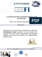 Formas de Remunerar A Los Socios CADEFI 2021