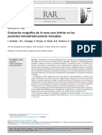 Evaluación Ecográfica de La Vena Cava Inferior en Lospacientes Hemodinámicamente Inestables