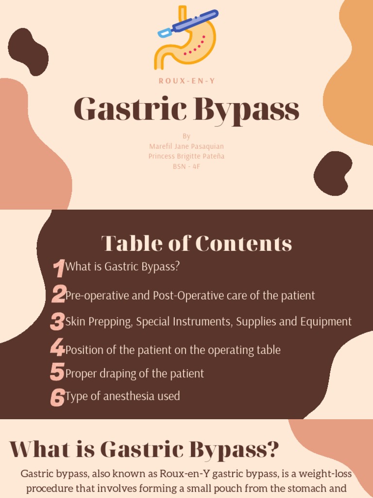 Gastric Bypass | PDF | Surgery | Bariatric Surgery