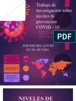 Covid 19 - Niveles de Prevencion