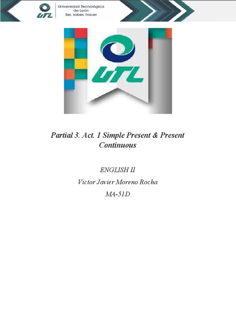Simple Present vs. Present Continuous | PDF