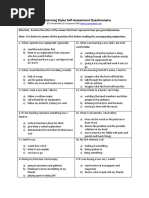 Participants' Handout1 - VAK Learning Styles Self