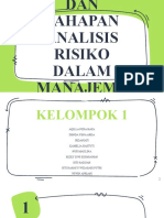 Kelompok 1 - Proses Dan Tahapan Analisis Risiko Manajemen Bencana