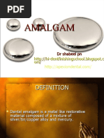 Download  dental amalgam by Shabeel Pn SN55794416 doc pdf