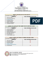 Criteria For Judging and List of Group Members