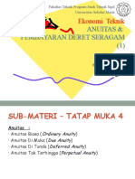 4 Ekotek - Anuitas Pembayaran Deret Seragam