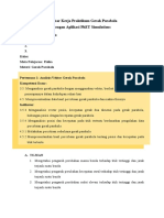 Lembar Kerja Praktikum Gerak Parabola