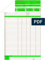 5.- Formato Lista de Asistencia