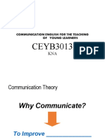 CEYB3013: Communication English For The Teaching of Young Learners
