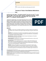 Cardiovascular Outcomes in Trials of Oral Diabetes Medications