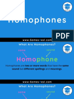 Homophones PPT Lesson