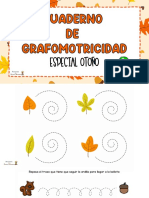 Cuaderno Grafomotricidad Otono