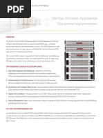 Veritas Access Appliance: Cost-Optimized Long-Term Retention