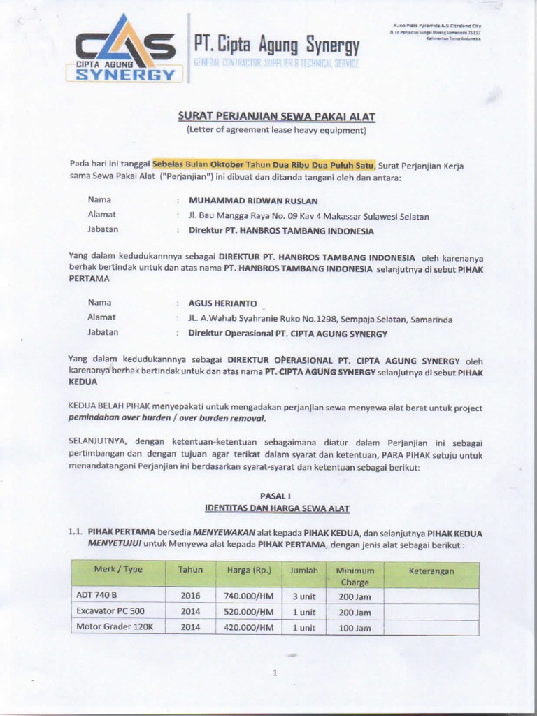 PT CIPTA Karya | PDF