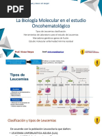 La Biologia Molecular en La Oncohematologia 2020-2