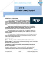 Unit 1 Module 2: System Configurations: Feedback and Control System