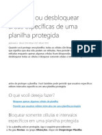 Bloquear Ou Desbloquear Áreas Específicas de Uma Planilha Protegida