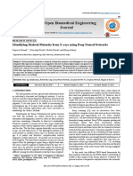 Identification of Skeletal Maturity From X-Rays Using Deep Neural Networks