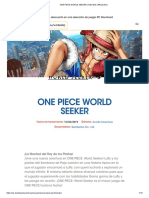 ONE PIECE WORLD SEEKER - Sitio Web Official (ES)