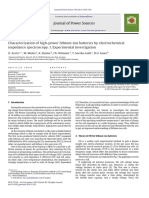 2 - Characterization of High-Power Lithium-Ion Batteries by Electrochemical2