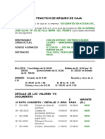 ARQUEO DE CAJA (Caso)