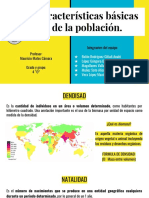 Características Básicas de La Población