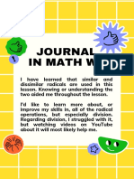 q2 w7 Journal in Math 9