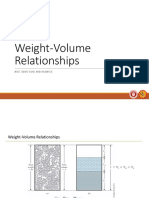 Soil mechanics volume weight relationships