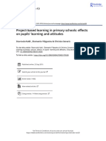 Project-Based Learning in Primary Schools: Effects On Pupils' Learning and Attitudes