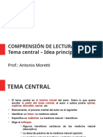 Clase Modelo 1A - Tema Central - Idea Principal - Título