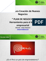 PLAN DE NEGOCIOS - Jaime Ampuero