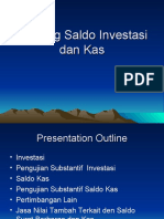 Auditing Saldo Investasi Dan Kas