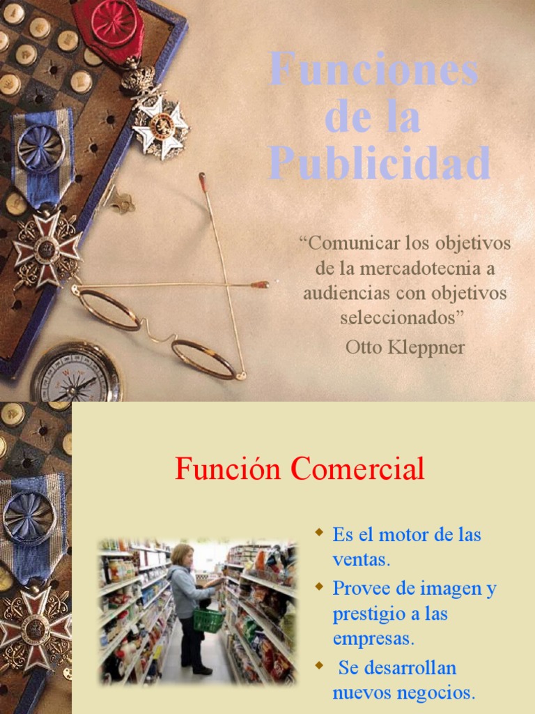 Funciones de La Publicidad PDF Publicidad Sociedad