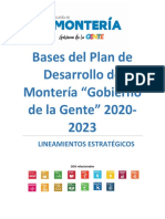 Base Plan de Desarrollo Monteria