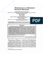 Broiler Different Densities: Stocking