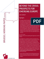 Beyond The Crisis: Prospects For Emerging Europe: Highlights