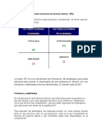 Para El Diseño de La Matriz EFI