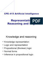 Lecture11 - Representation Reasoning and Logic