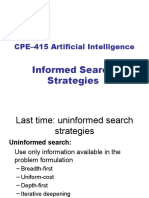 Lecture8 - Informed Search Strategies - Updated