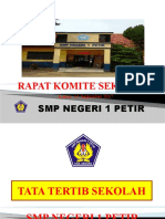 Bahan Rapat Komite Sekolah Ketertiban Sekolah