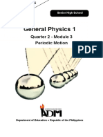 General Physics 1: Quarter 2 - Module 3 Periodic Motion