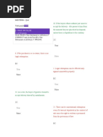 BLR Midterm Quiz