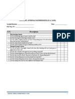 24.Checklist-Internal Waterproofing