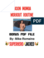 Jason Momoa Workout Routine: Bonus PDF