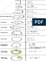 Áreas de Las Figuras Geométricas