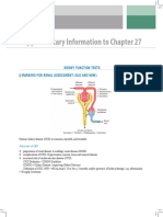 Supplementary Information To Chapter 27: Kidney Function Tests Markers For Renal Assessment (Old and New)