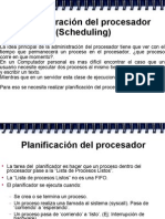 Administración del Procesador (scheduling) - Universidad Católica Andrés Bello