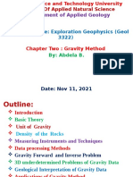 Exploring Gravity Method Geophysics